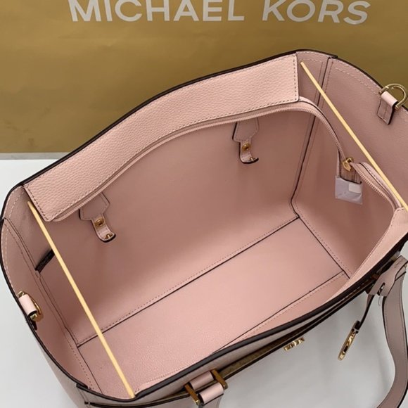 Michael Kors Maisie Large 3 in 1 Tote Powder Blush Multi - Picture 4 of 16